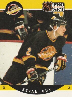 Kevan Guy - 1990 Pro Set Hockey Card